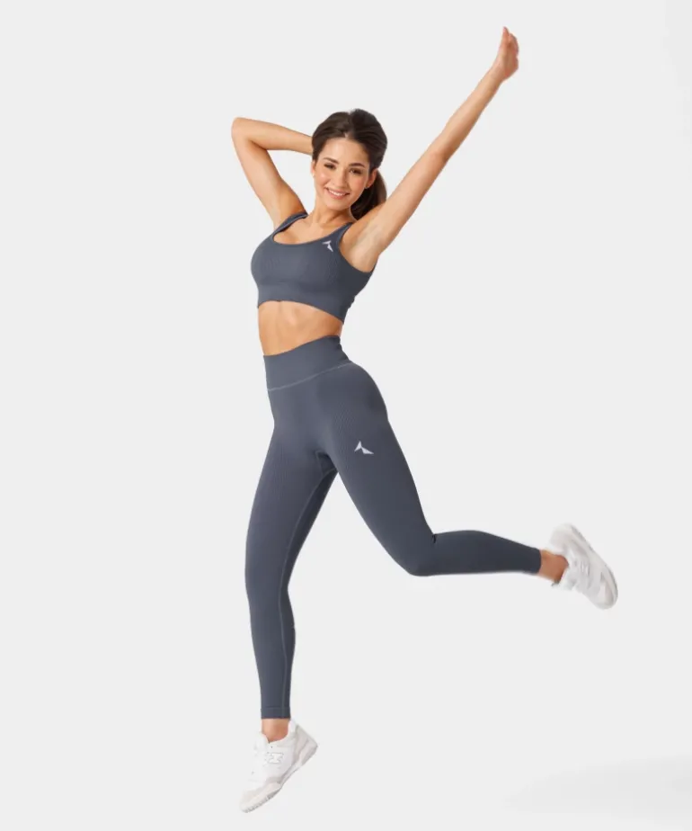 Bezszwowe legginsy Rib