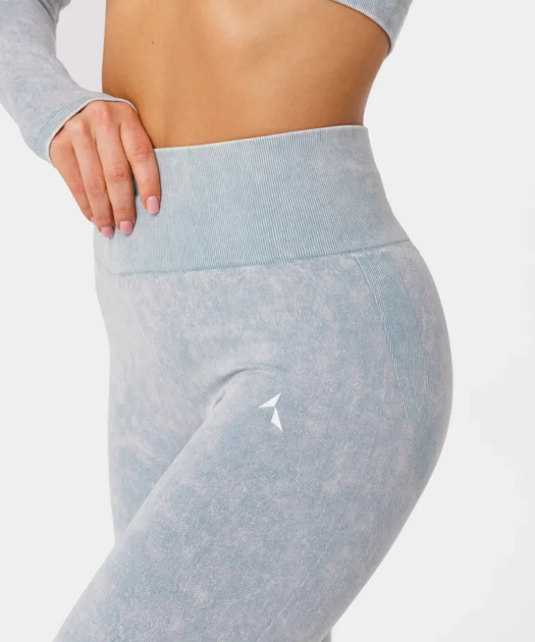 Legginsy bezszwowe Yasmine z wysokim stanem