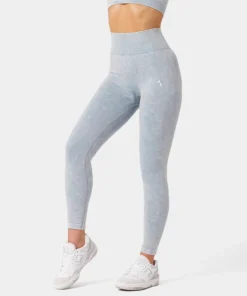 Legginsy bezszwowe Yasmine z wysokim stanem