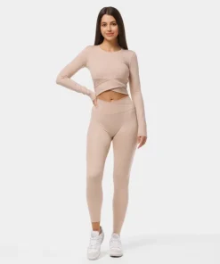 Legginsy Crossover z wysokim stanem