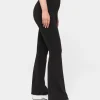 Legginsy Flare z logowaną taśmą