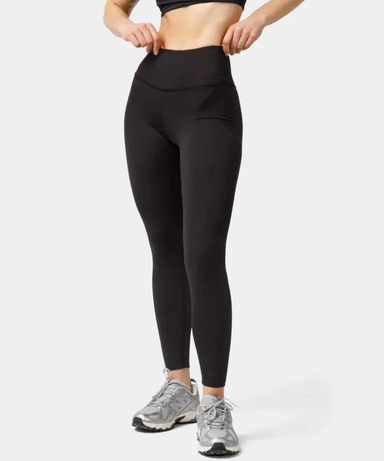 Legginsy treningowe z kieszeniami w pasie