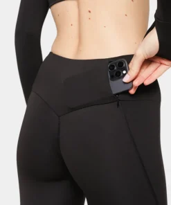 Legginsy z kieszenią na zamek w pasie