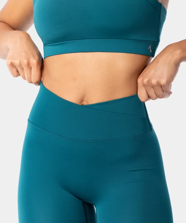 Legginsy z kopertową talią Mystic
