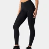 Legginsy z kopertową talią Mystic