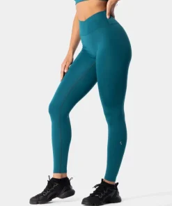 Legginsy z kopertową talią Mystic