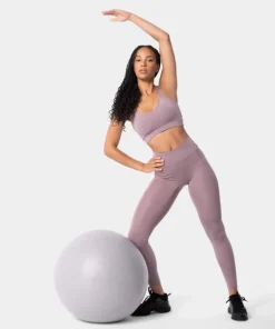Legginsy z kopertową talią Mystic
