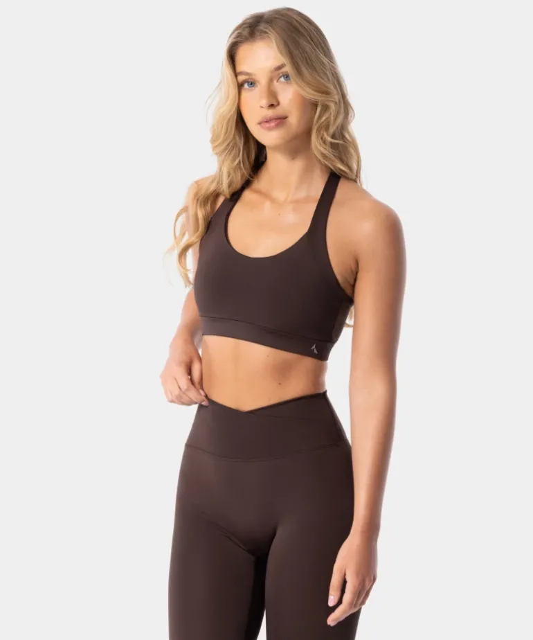 Legginsy z kopertową talią Mystic