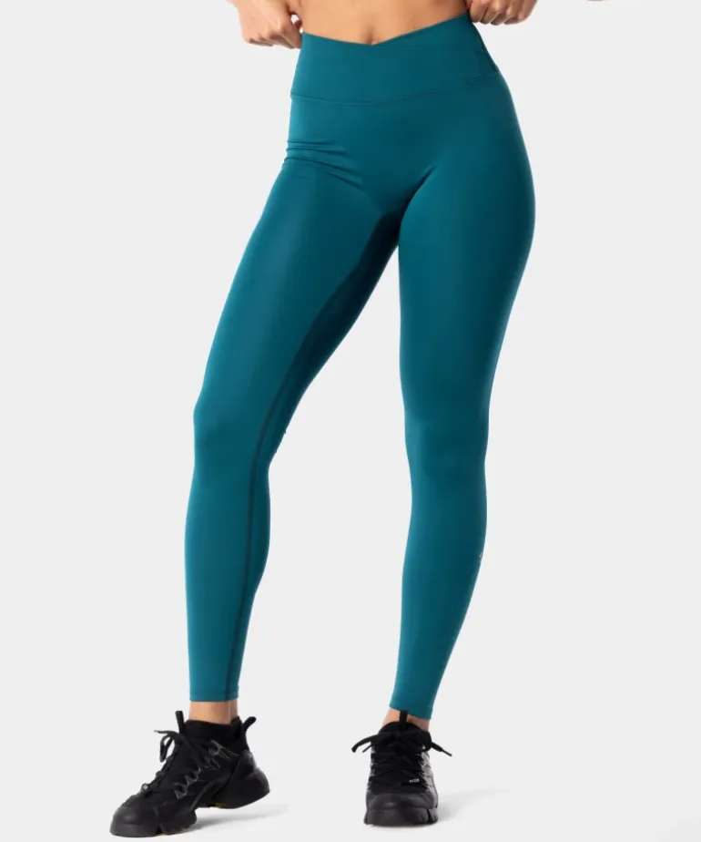 Legginsy z kopertową talią Mystic