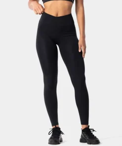 Legginsy z kopertową talią Mystic