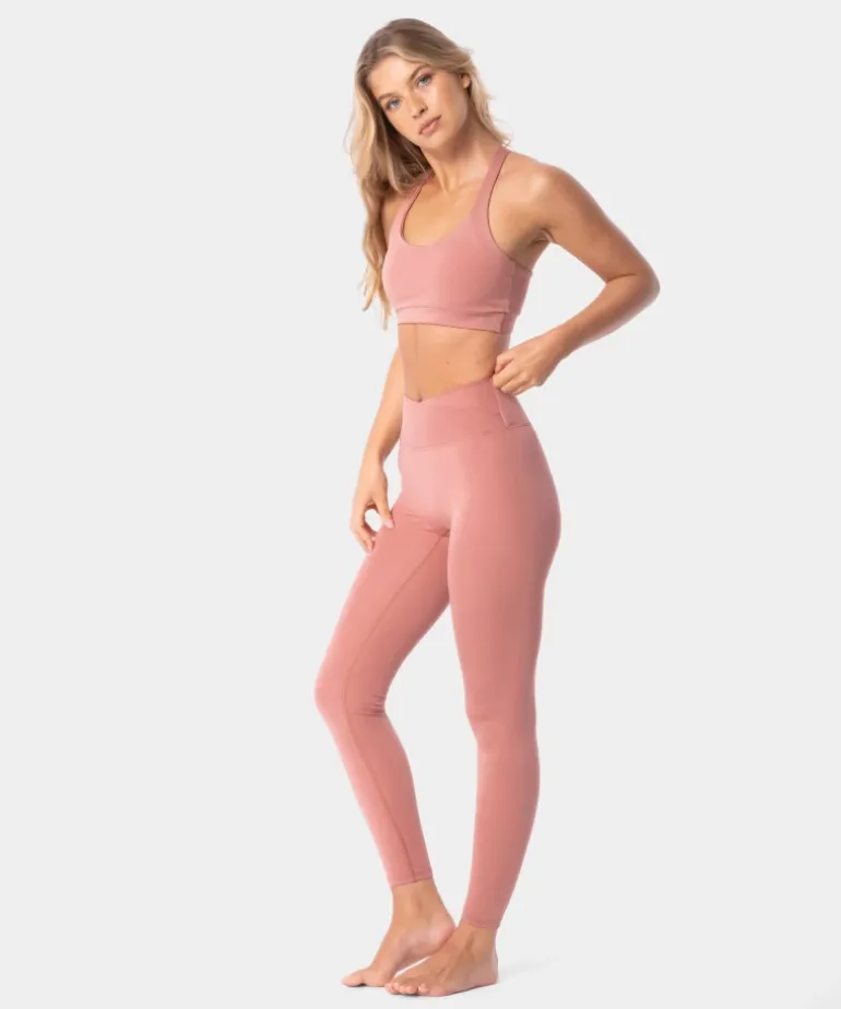 Legginsy z kopertową talią Mystic