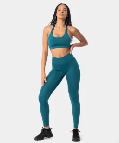 Legginsy z kopertową talią Mystic
