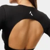 Longsleeve Luna z wyciętymi plecami