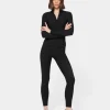 Prążkowane legginsy z kieszenią Onyx Flow