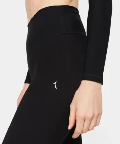 Prążkowane legginsy z kieszenią Onyx Flow