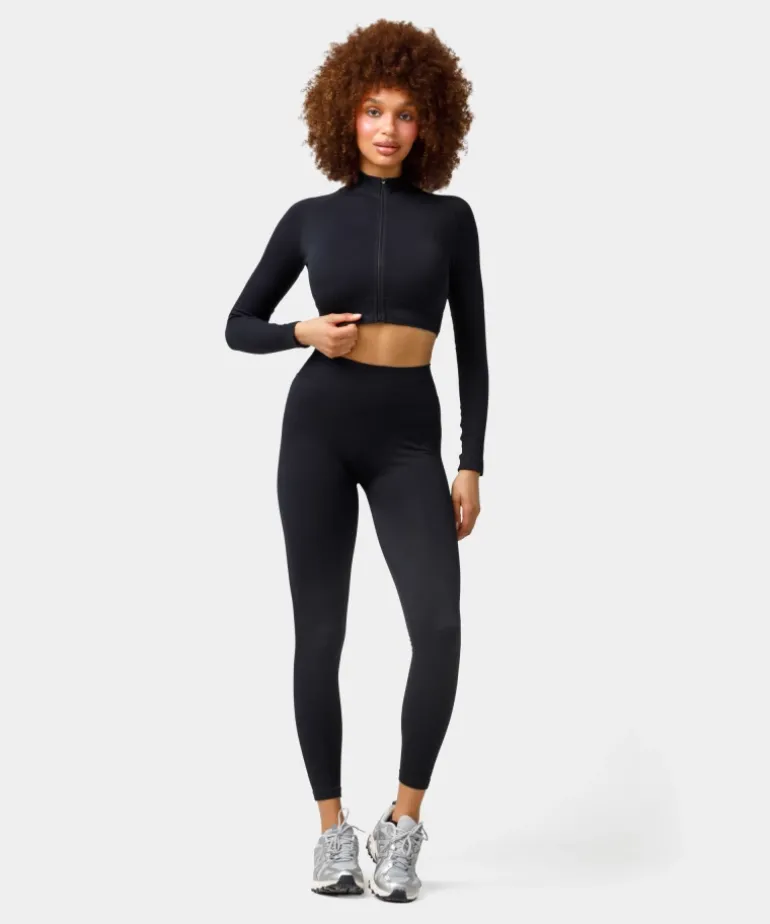 Rozpinany longsleeve bezszwowy Élite