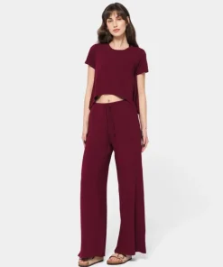 Szerokie spodnie Viscose Touch