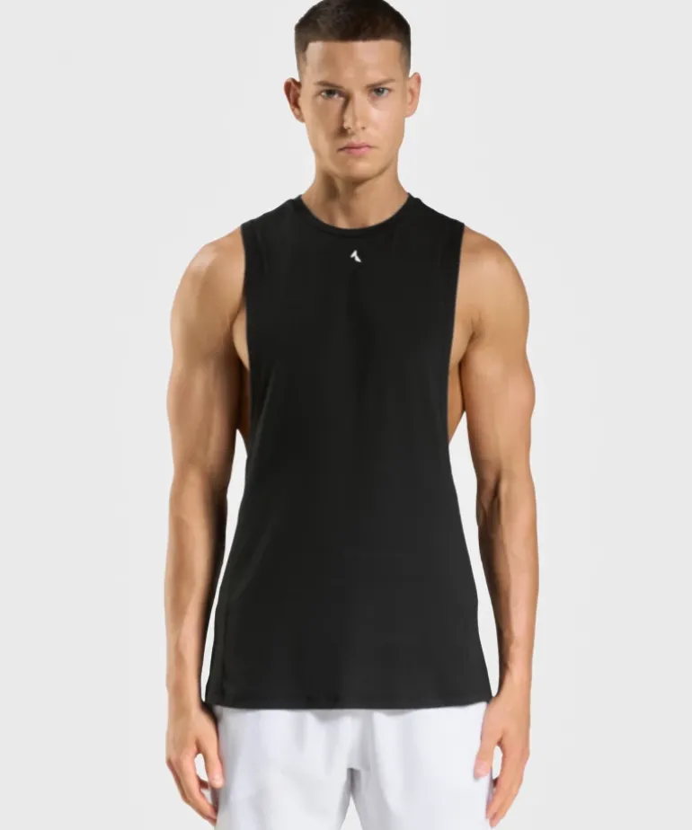 Tank top drop arm